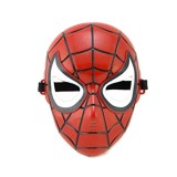 Cumpara ieftin Masca Spiderman Copii, Plastic, 21.5cm, Rosu - Costum Avengers, Petreceri, Baieti 3+ ideallstore