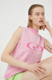 R&eacute;sum&eacute; pulover din amestec de casmir culoarea roz, Resume