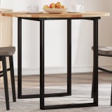 VidaXL Blat de masă rotund, &Oslash;90x2 cm, lemn masiv de acacia