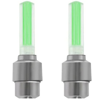 Set 2 lumini decorative valva LED pentru biciclete,auto - Verde foto