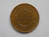 5 CENTESIMI 1967 SOMALIA
