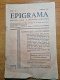 Revista epigrama februarie 1939 - anul 1,nr. 3