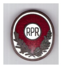 Insigna/insemn de coifura/cuc padurar RPR