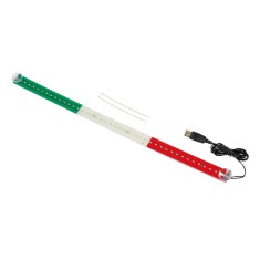 Banda 42LED 60cm alimentare prin USB steag - Italia orizontal/Ungaria vertical Garage AutoRide foto