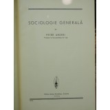 SOCIOLOGIE GENERALA - PETRE ANDREI