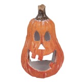 Cumpara ieftin Dovleac decorativ ceramica portocalie 11x10x18 cm