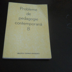 Probleme de pedagogie contemporana nr. 8- 1982, BIBLIOTECA CENTRALA PEDAGOGICA