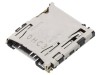 Conector pentru carduri microSD push-push montare pe placă