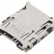 Conector pentru carduri microSD push-push montare pe placă