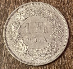 C50 - Moneda foarte veche - Elvetia - 1 franc - 2014