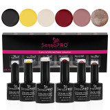 Cumpara ieftin Set 6 Oje Semipermanente 10ml SensoPRO Milano, Fall in Love