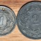 Elvetia -set de colectie WW2 rarute- 1 + 2 rappen 1946/1944 -zinc- impecabile!