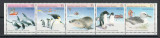 Teritorile Antarctice, Australia 1988 Mi 78/83 strip MNH, nestampilat - Fauna