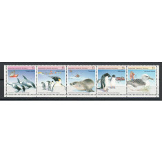 Teritorile Antarctice, Australia 1988 Mi 78/83 strip MNH, nestampilat - Fauna