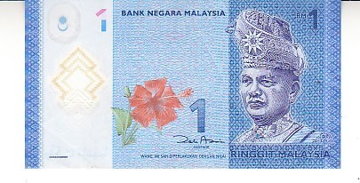 B11 2 - Bancnota foarte veche - Malaezia - 1 ringgit