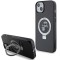 Husa pentru iPhone 15 / iPhone 14 / iPhone 13 - Karl Lagerfeld Hardcase Ring Stand MagSafe (KLHMP14SHMRSKCK) - Karl&amp;Choupette
