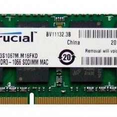 Memorii Laptop 4GB DDR3 PC3-8500S 1066Mhz APPLE MAC