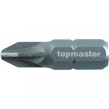 Set 2 biti PZ3 Topmaster Pro, 25 mm, din otel SVCM