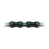 Lant KMC X11SL DLC 116L Bolt-5.5mm 11V Negru/Albastru Deschis Cod:525240436RM