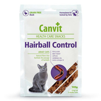 Canvit Health Care Cat Hairball Control Snack 100 g foto