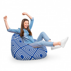 Fotoliu Puf Bean Bag tip Para XL Diamond Blue