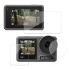 Set sticla protectie display si lentila Telesin, pentru camera DJI Osmo Action 3