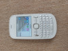 Telefon Rar Nokia Asha 201 White pearle Querty DS Livrare gratuita!, &lt;1GB, Alb, Neblocat