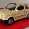 Macheta Fiat 126 crem - Welly 1/32
