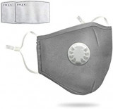 Masca de Protectie Praf Anti Ceata PM2.5 Breathing Valve Reutilizabila Filtru