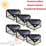 Cumpara ieftin Set 6 x lampa solara 100 LED, senzor de miscare, IPF