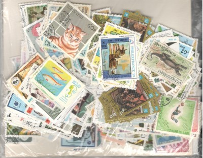 Laos.Lot peste 470 buc. timbre stampilate GL.10 foto