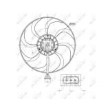 Ventilator radiator GMV Seat Cordoba (6l2), Ibiza 4 (6l1), Ibiza 5 (6j); Skoda Fabia 2 (5J), Roomster (5j); Vw Polo (9n) Nrf 47375