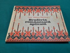 BRODERIA ROMANEASCA APLICATA / ELENA STANESCU- BATRANESCU/ 1978 foto