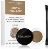 Makeup Revolution Brow Pomade pomadă pentru spr&acirc;ncene culoare Blonde 2.5 g