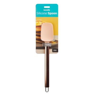 Lingura de silicon - culoare piersic - 28 x 5 x 1,7 cm Best CarHome foto
