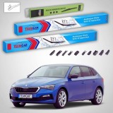 Cumpara ieftin Ștergătoare Skoda Scala NW1 2019-prezent | Set Față și Spate Flat &ndash; TeamCar&reg;