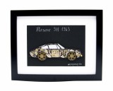 Cumpara ieftin Tablou Porsche 911 1963 - Colectia ART my Cars | ArtMyWay