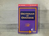 Dictionar de omonime de Gh.Bulgar,N.Feleecan