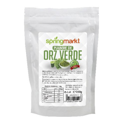 Pulbere de Orz Verde 250 grame Springmarkt foto