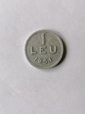 1 leu 1951 .Romania foto