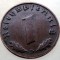 B.129 GERMANIA 1 REICHSPFENNIG 1939 D