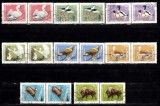A11 TW 5 - 1968 - Fauna din rezervatii naturale - perechi de doua timbre, Stampilat