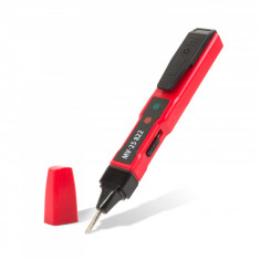 Creion de fază - cu funcție fără contact - cu feedback de lumină și sunet - 70-250 V AC - alimentat cu baterie foto