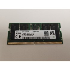 Memorie Ram Laptop SK Hynix 16GB, DDR5, 6400Mhz, 1Rx8, HMCG78AHBVA315N BA, PC5-6400B, CL52, 1.1V, Non-ECC, CSODIMM, 262 pini