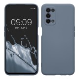 Husa Kwmobile pentru OPPO A74 5G/A54 5G, Albastru inchis, Silicon, KWM0000157U020C, Carcasa