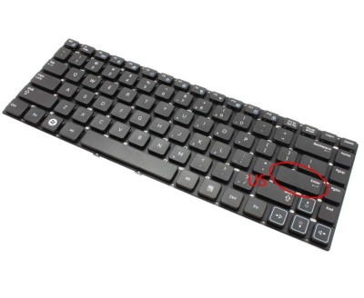 Tastatura Samsung RV409 layout US fara rama enter mic, RV411 layout US fara rama enter mic, RV415 layout US foto