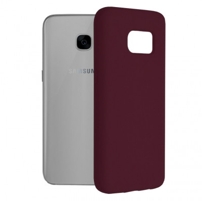 Husa Techsuit Soft Edge Silicon Samsung Galaxy S7 - Plum Violet foto