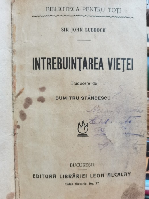 4 carti BPT 1900 Intrebuintarea vietei_Lubbock_ Greselele parintilor_Introducere_Morand_Eruptia