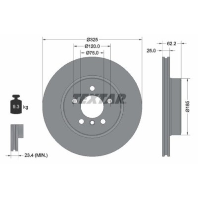 Textar Disc frana PRO+ foto