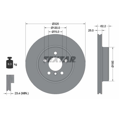 Textar Disc frana PRO+